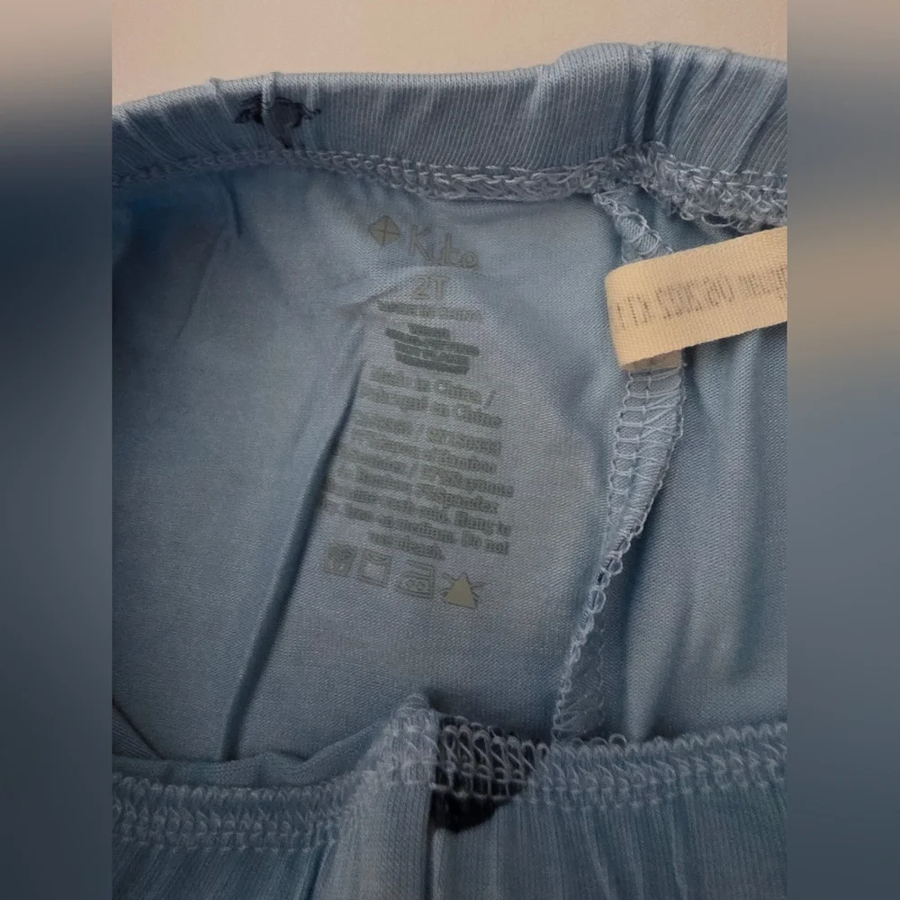 NWT Kyte Baby Short Sleeve Toddler Pajama Set in Stream Shark Size 2T - Picture 7 of 9